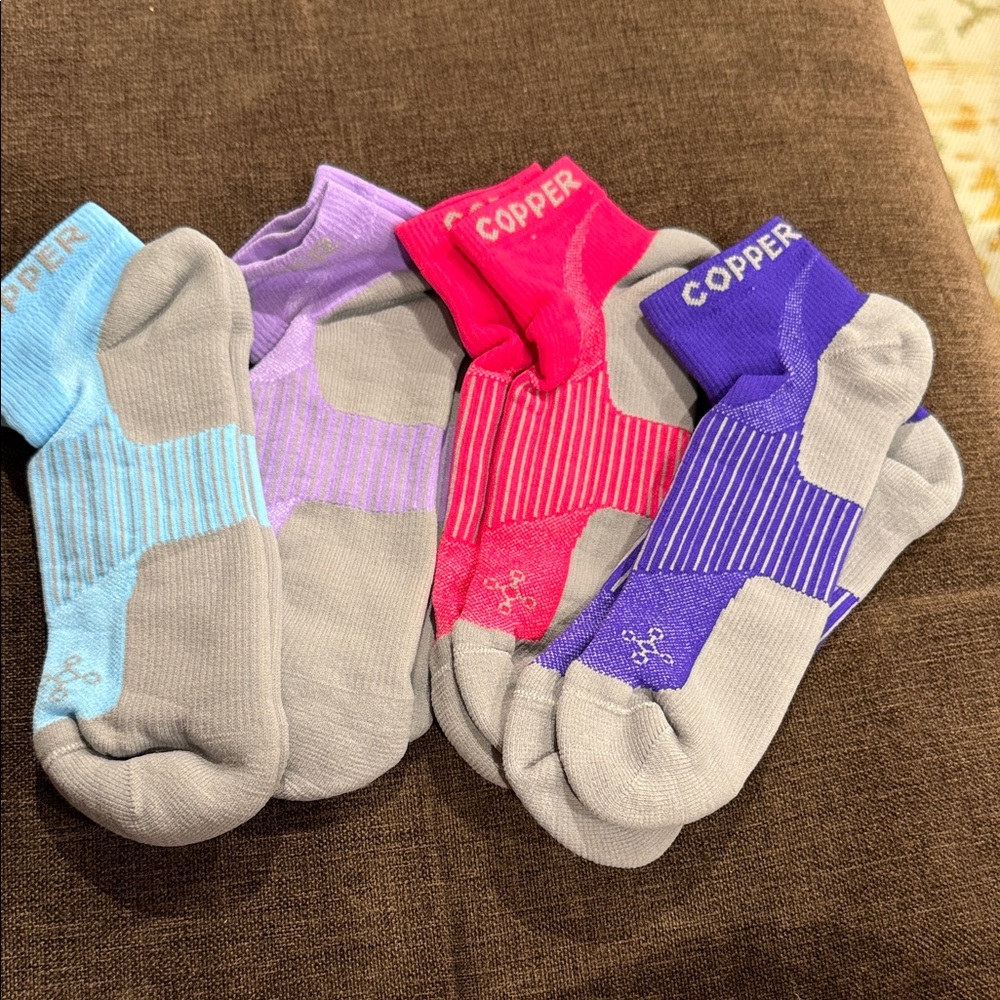 Tommie Copper Compression Ankle Socks 4pk